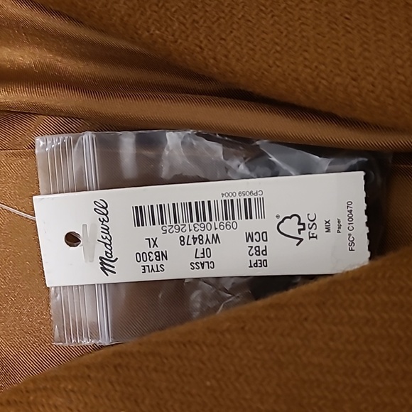 NWT MADEWELL AVERDON COAT - Picture 9 of 12